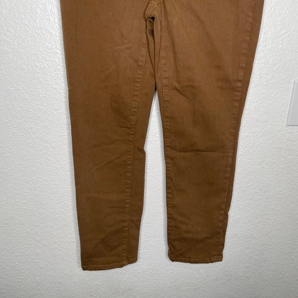 Chicos So Slimming Girlfriend Crop Jeans Brown Earth Tone Size 00 Regular - Picture 6 of 12